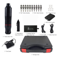 Thumbnail for Tattoo kit with adjustable voltage power supply