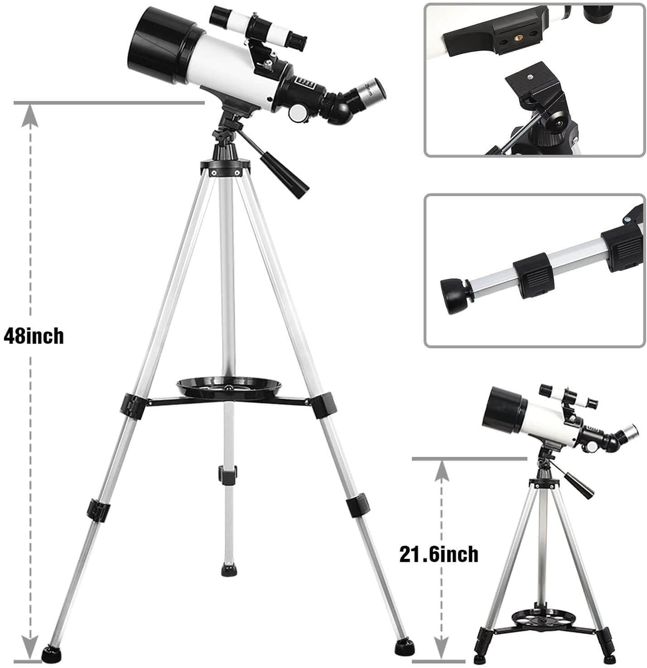 Telescope assembled view