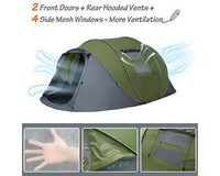 Thumbnail for Camping Tent 2-3 Person Pop Up