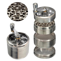 Thumbnail for Compact aluminium herb grinder size 55 by 5 cm