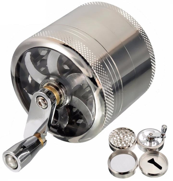 Herb grinder four chamber design overview