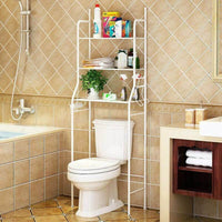 Thumbnail for Bathroom shelf organiser holding towels and toiletries
