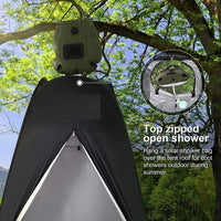 Thumbnail for Portable Camping Shower/Toilet Tent Black - The Shopsite