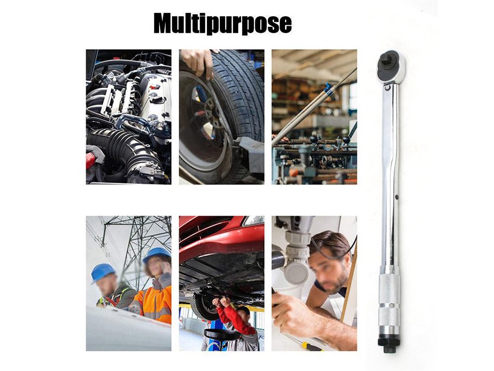 Torque wrench with plastic box