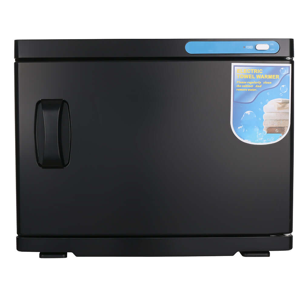 Towel warmer with removable drip tray