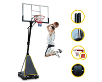 Thumbnail for Basketball Hoop With Stand height adjustable Hoop