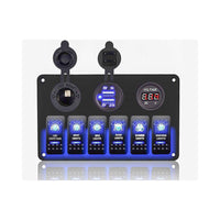 Thumbnail for Rocker switch panel used in RV control system