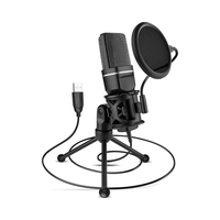 Thumbnail for USB Condenser Microphone – USB Condenser Microphone Kit for PC & Gaming