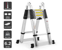 Thumbnail for Ladder base showing anti-slip feet for stability