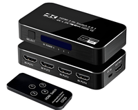 Thumbnail for HDMI splitter connected to gaming console setup