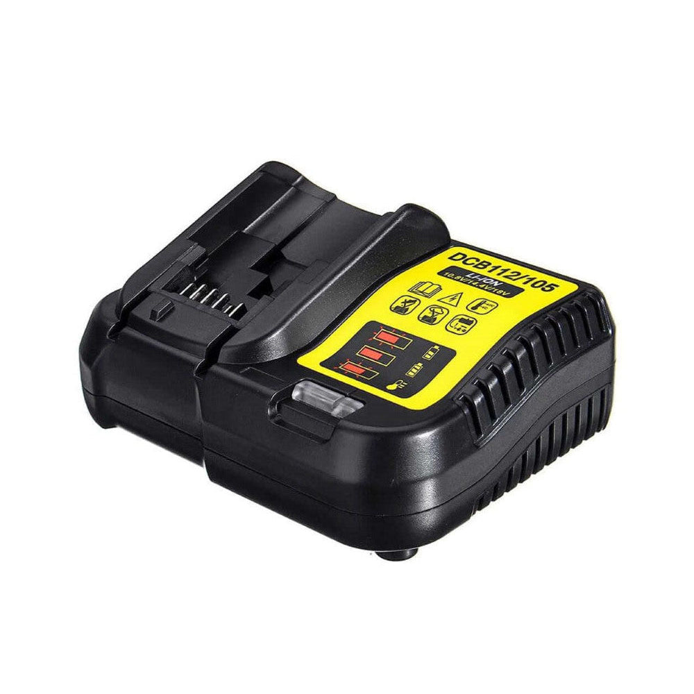 Top view of Dewalt DCB112 battery charger