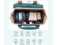 Thumbnail for Nappy bag attached to pram handle