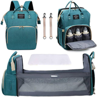 Thumbnail for Nappy bag with breathable mesh back panel