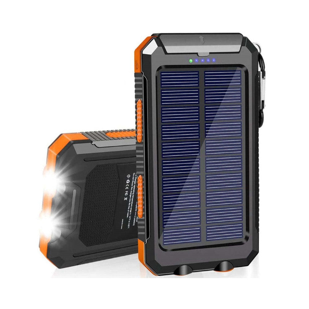 Solar charger 20000mAh used outdoors camping