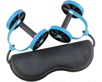 Thumbnail for AB Roller – 2-in-1 AB Roller with Resistance Bands for Core Strength