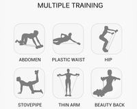 Thumbnail for AB Roller – 2-in-1 AB Roller with Resistance Bands for Core Strength
