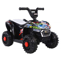 Thumbnail for Blue ride on quad bike showing forward and reverse controls