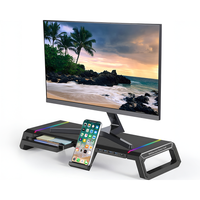 Thumbnail for Monitor Stand Riser – RGB Monitor Stand Riser with USB Hub & Drawer