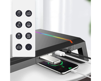 Thumbnail for Monitor Stand Riser – RGB Monitor Stand Riser with USB Hub & Drawer