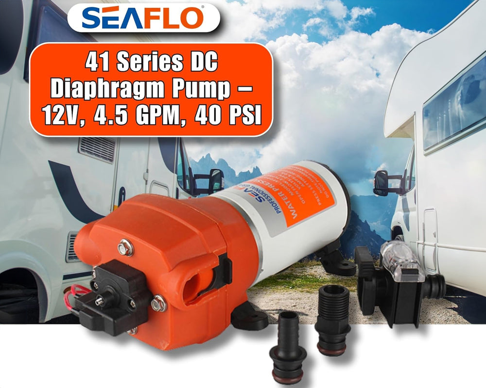 Water pump compact size for marine use