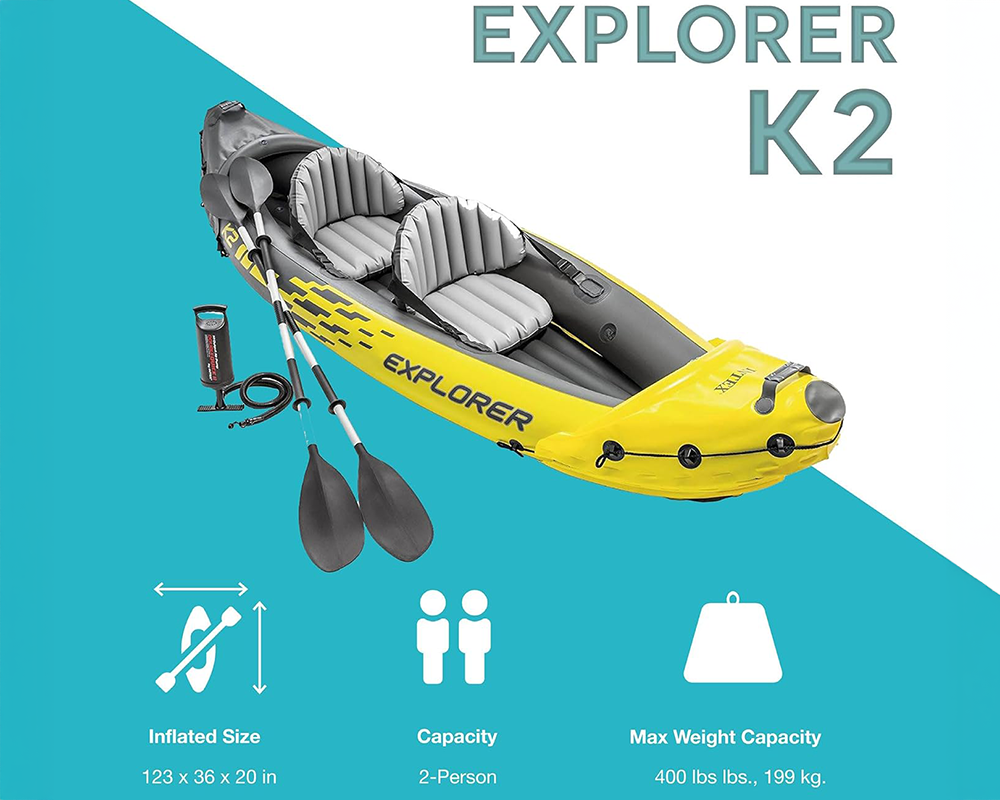 Inflatable Kayak 2 Persons