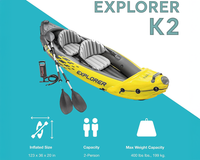 Thumbnail for Inflatable Kayak 2 Persons