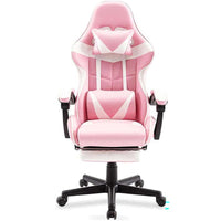 Thumbnail for pink and black gaming chair