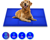 Thumbnail for Pet Cooling Pad XXL – Gel Ice Mat for Dogs & Cats No Freezing Needed Blue