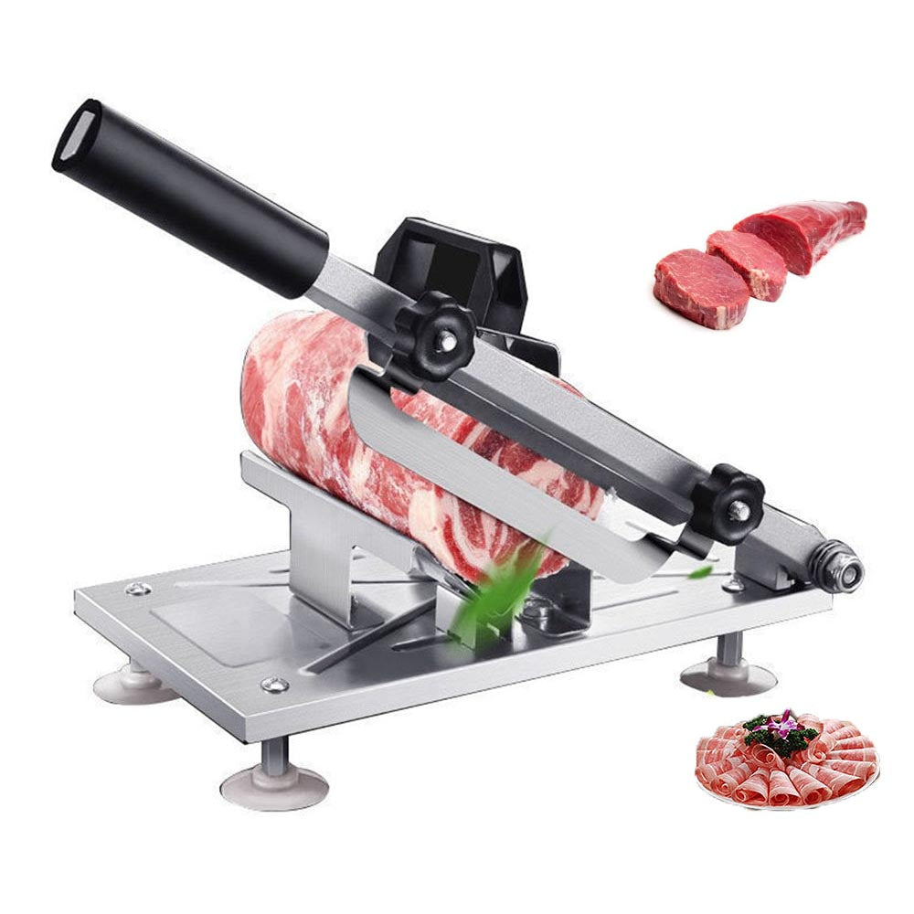 Frozen meat slicer compact size 17 by 33 cm