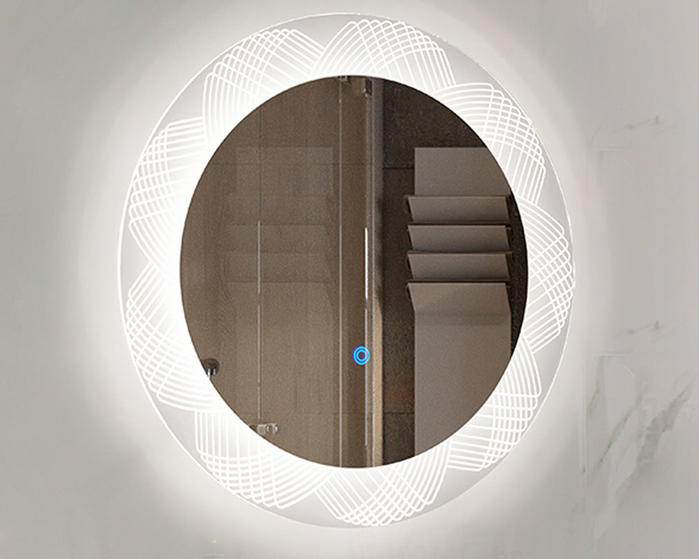 Waterproof IP44 rated LED mirror