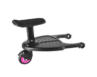 Thumbnail for Toddler standing on buggy step board