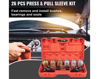 Thumbnail for Car Universal Bush Bearing Removal Tools Set Press Pull Sleeve Kit