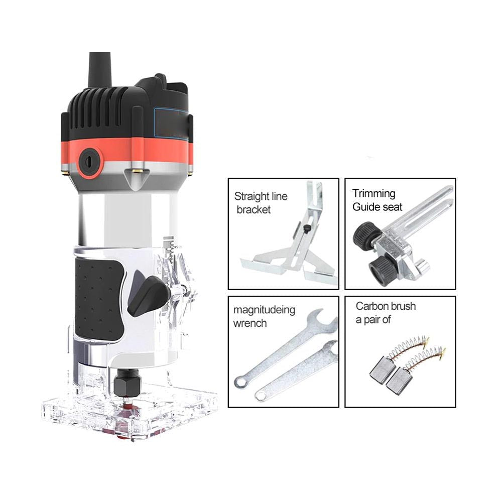 Compact wood router for DIY projects