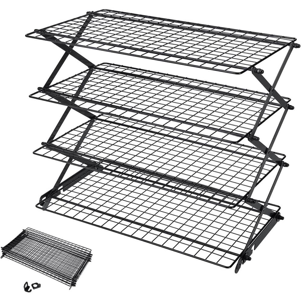 Stainless steel cooling rack four tiers stacked
