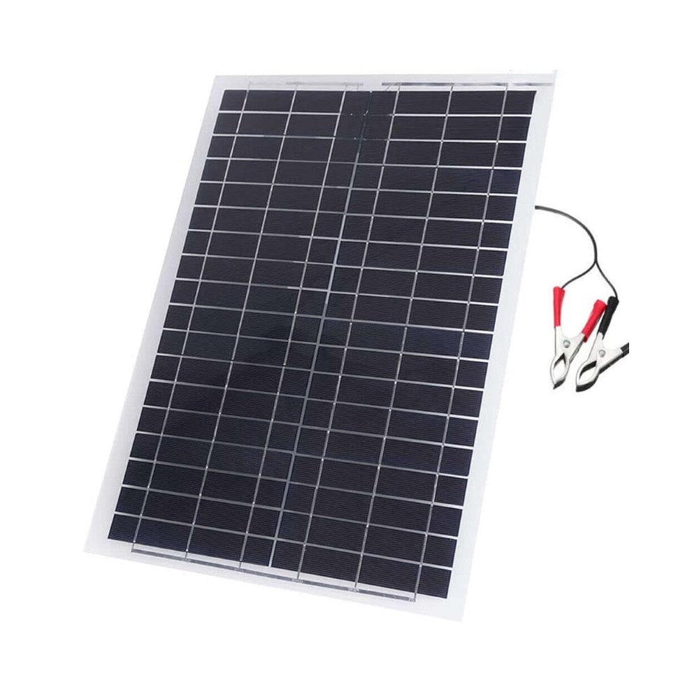 Panel installed on boat roof