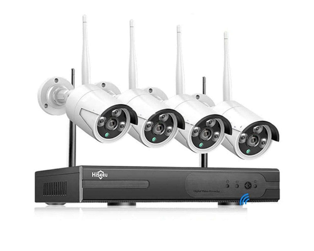 Security camera system showing camera angle