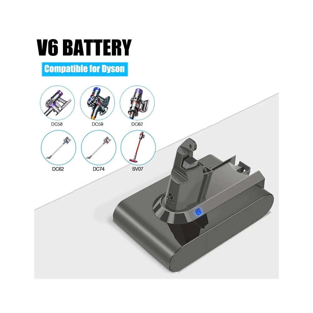 Dyson V6 vacuum cleaner with new battery