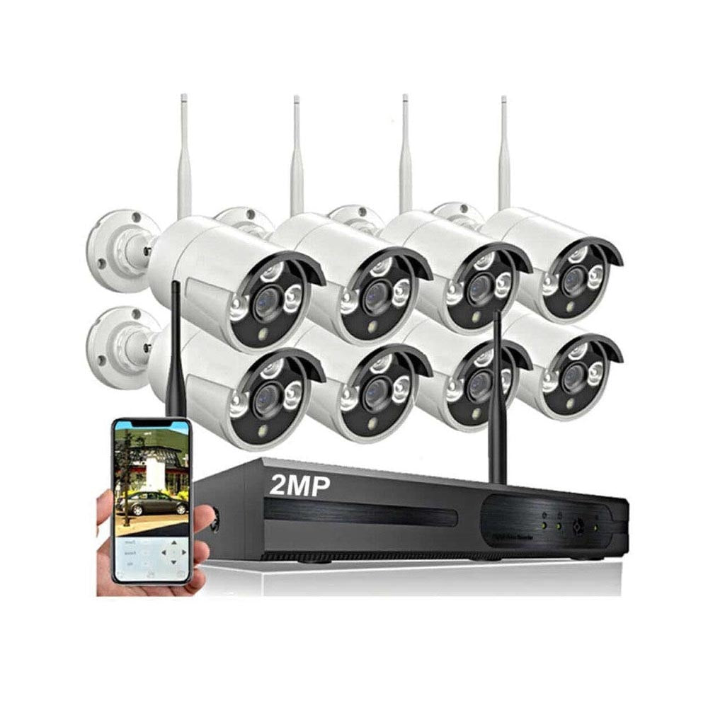 Wireless cameras with microphone and speaker