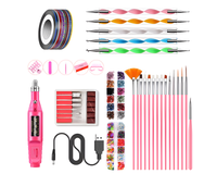 Thumbnail for Electric Nail Drill Kit – USB Manicure Pedicure Set with Polishing Heads & Decorations