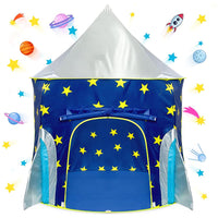 Thumbnail for Kids play tent castle princess pink front view