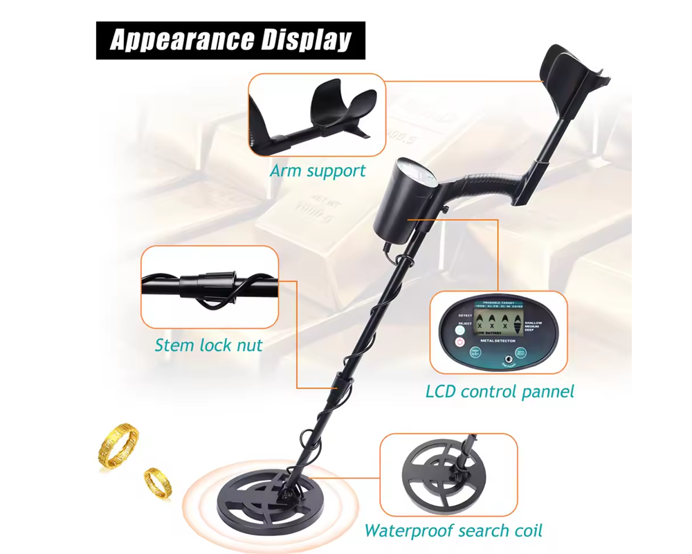 GT620G detector with detachable rods