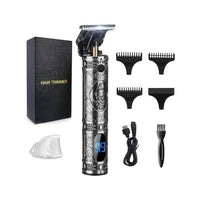 Thumbnail for Cordless hair trimmer front view with LED display