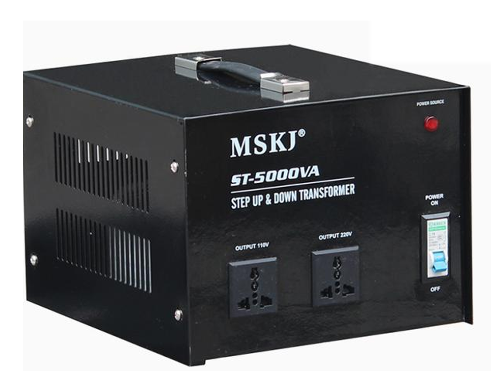 Voltage converter with 110V and 230V outputs