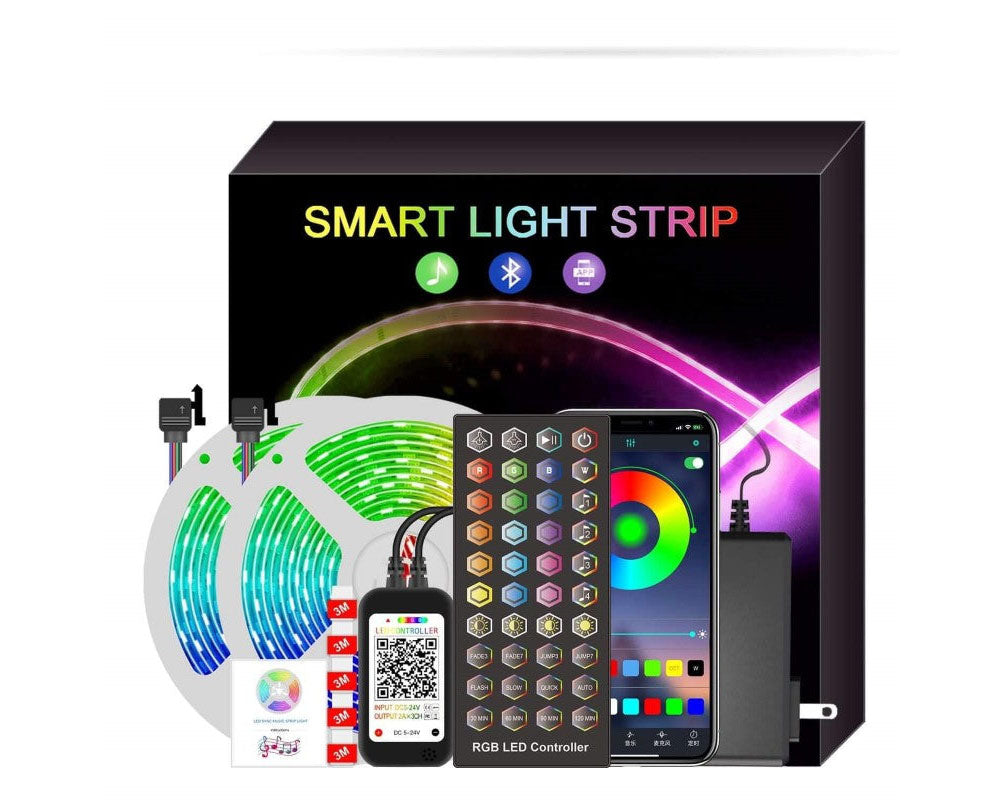 LED strip lights easy installation and cuttable design