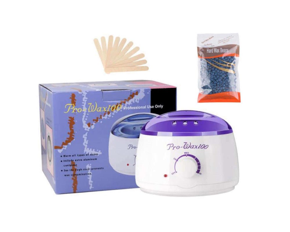 Wax machine heating control panel