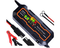 Thumbnail for Battery charger with clip cables