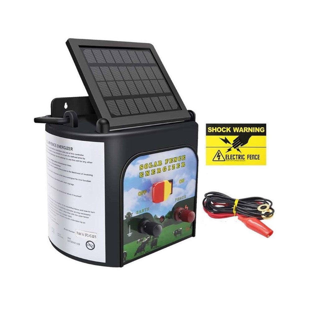 Solar Electric Fence Energiser 8Km
