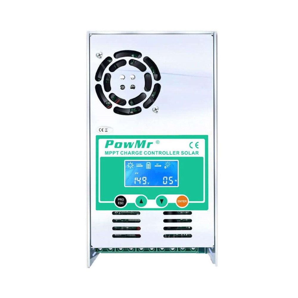 MPPT solar controller with compact lightweight design