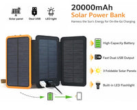 Thumbnail for Solar power bank side view