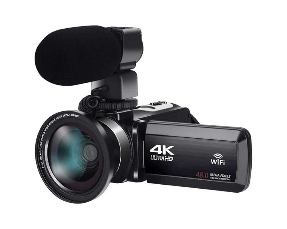 Wifi Video Camera 4K Camcorder Portable